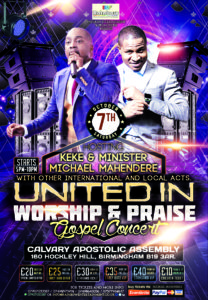 United in Worship and Praise Gospel Concert - Feat Min M Mahendere & Prophet Keke | Blacknet UK