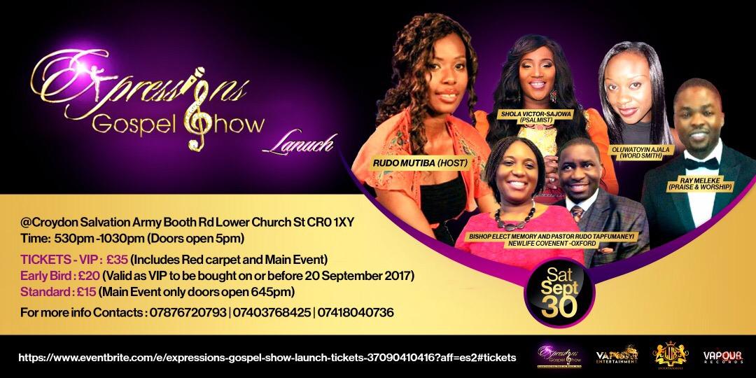EXPRESSIONS GOSPEL SHOW LAUNCH | Blacknet UK