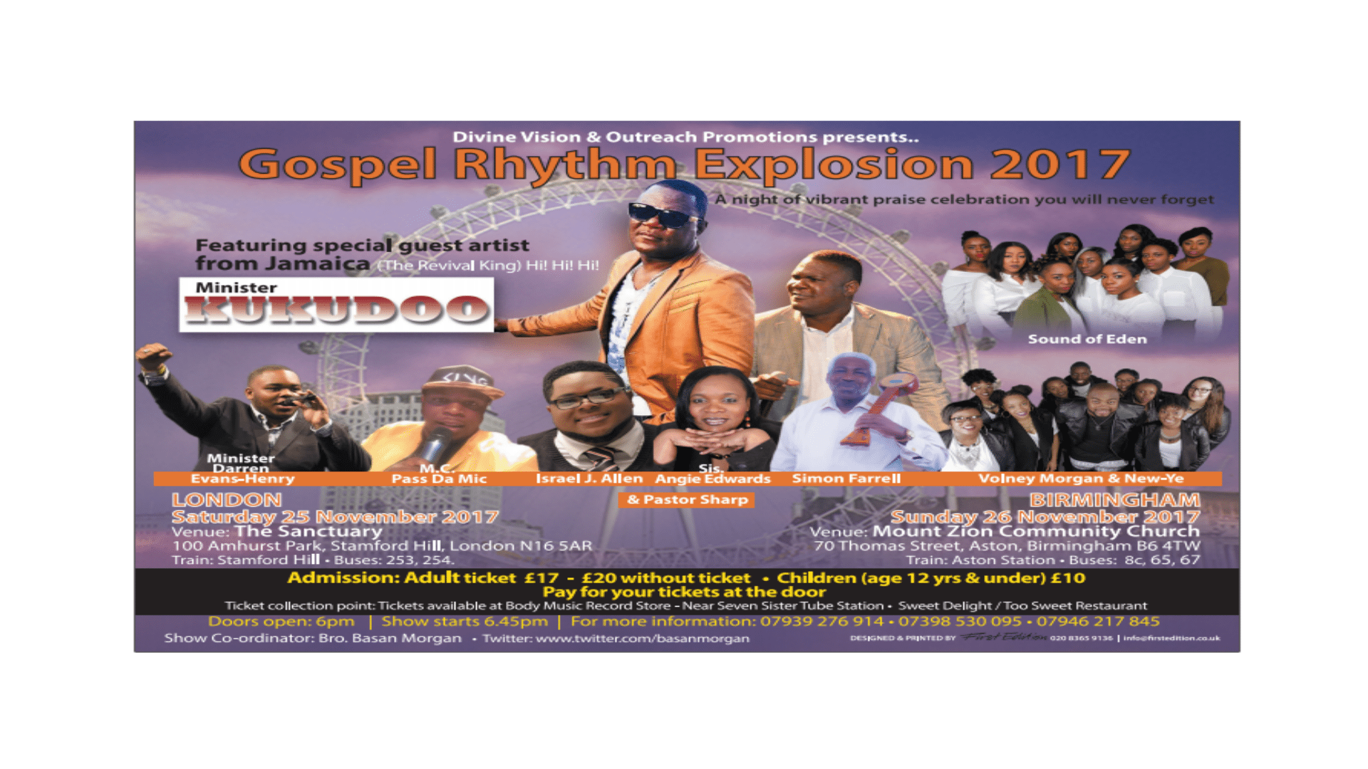 Gospel Rhythm Explosion 2017 | Blacknet UK
