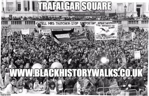 Trafalgar Square Black History walk | Blacknet UK