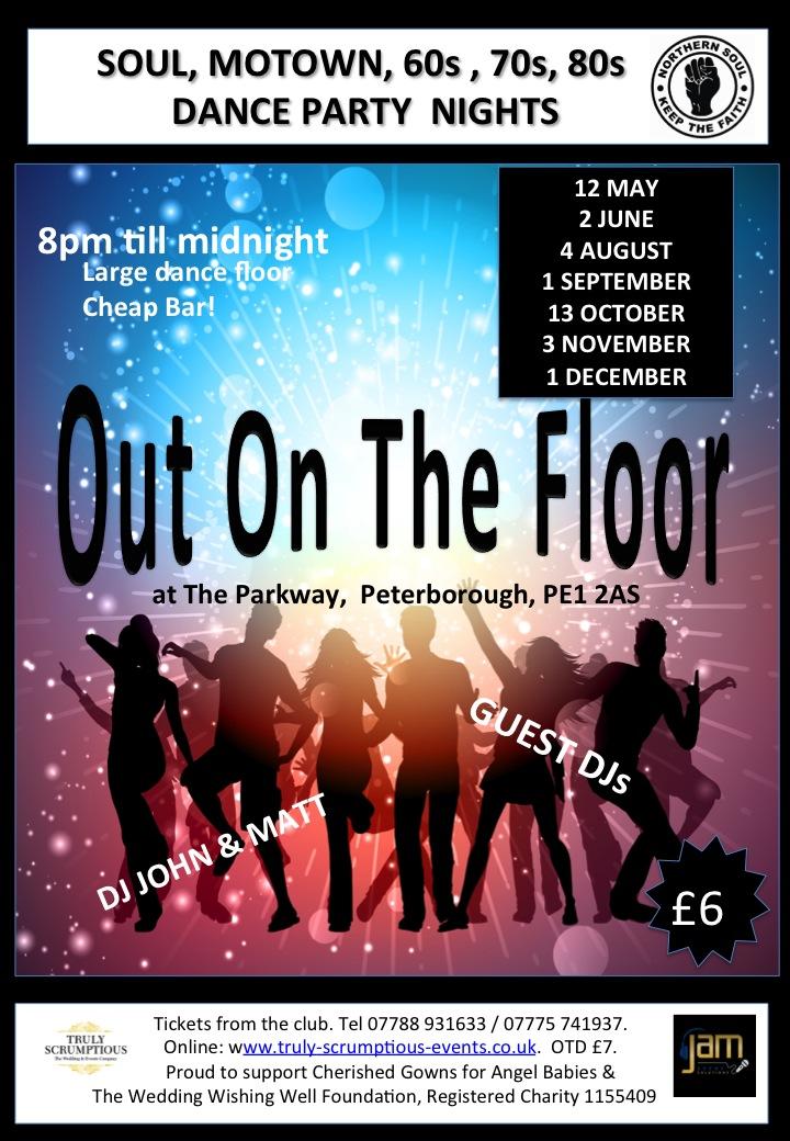 Out On The Floor Soul, Motown, 60s, 70s Dance Party | Blacknet UK