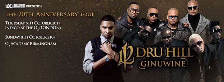 112, Dru Hill & Ginuwine - The 20th Anniversary Tour- Birmingham | Blacknet UK