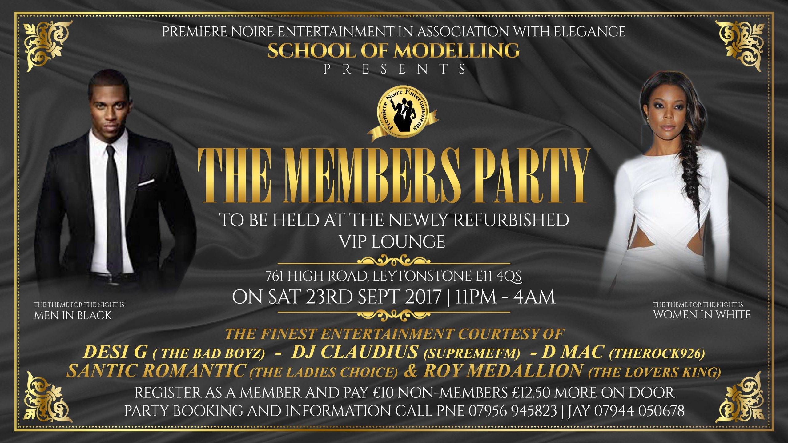 Premiere Noire Entertainment ‘Members Party’ | Blacknet UK