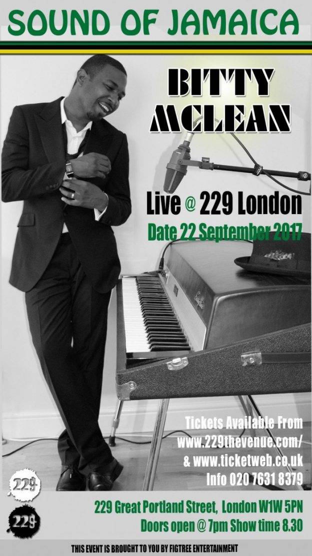 Bitty Mclean sound of Jamaica