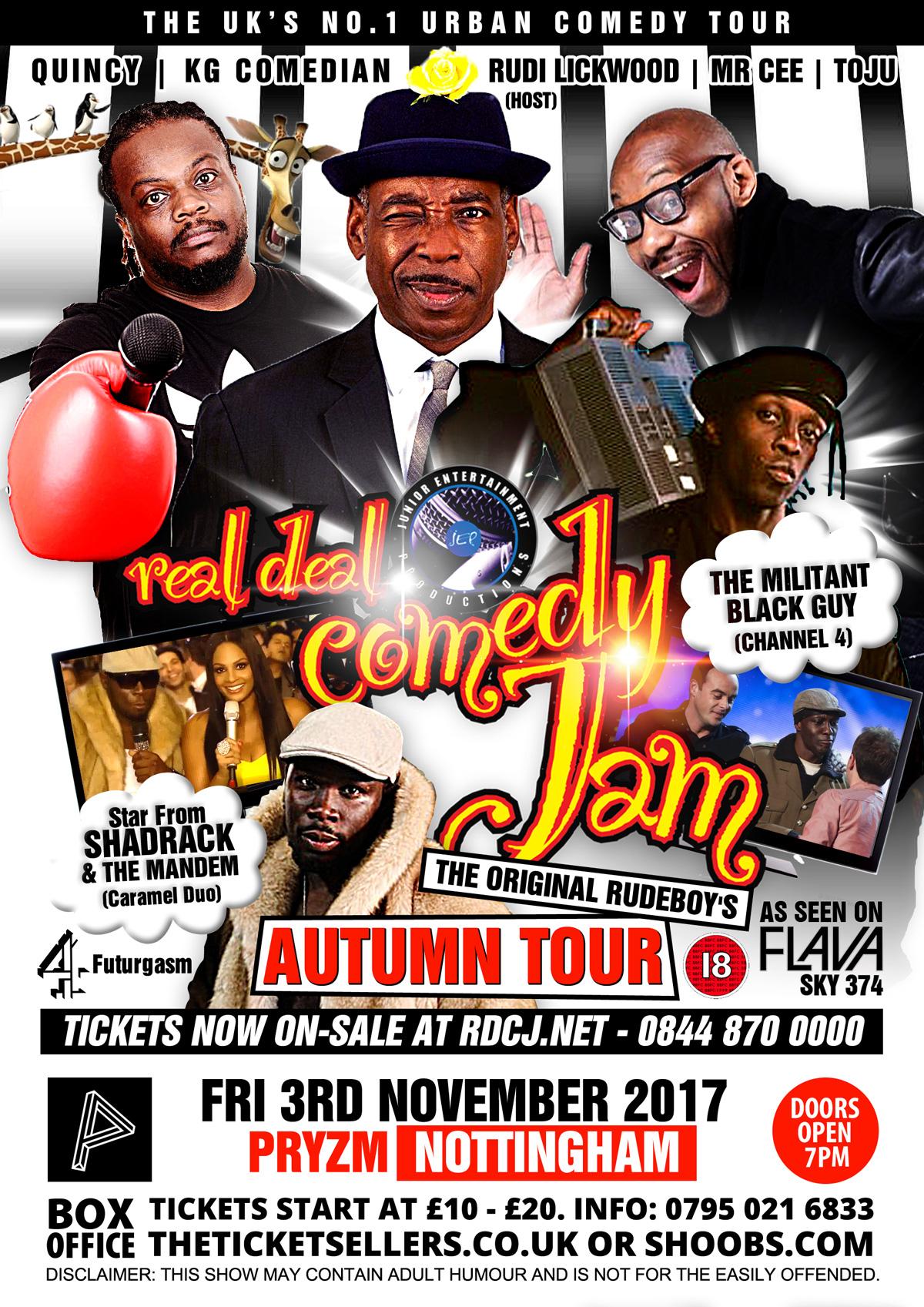 Real Deal Comedy Jam - Nottingham | Blacknet UK