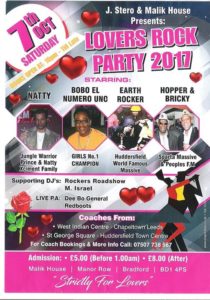 Lovers Rock Party 2017 | Blacknet UK