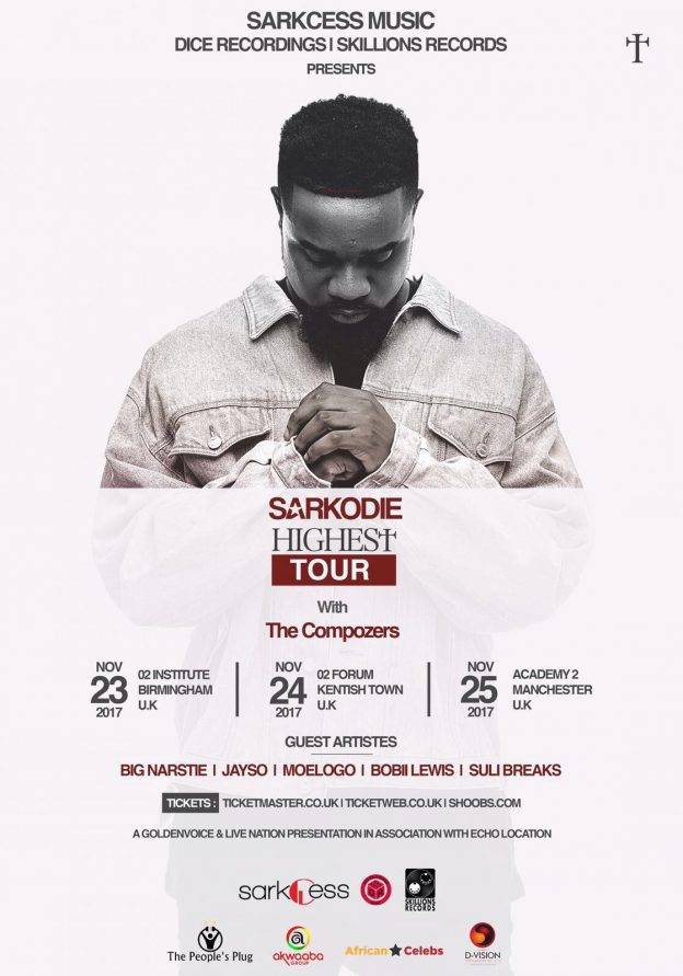 Sarkodie:The Highest Uk Tour | Blacknet UK