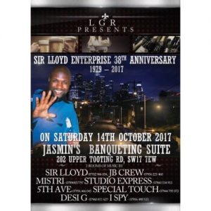 Sir Lloyd Enterprise 38th Anniversary 1979 - 2017 | Blacknet UK