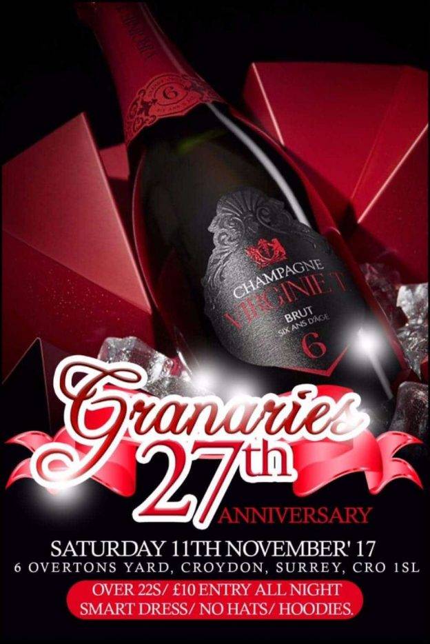 The Granaries 27th Year Anniversary 2017 | Blacknet UK