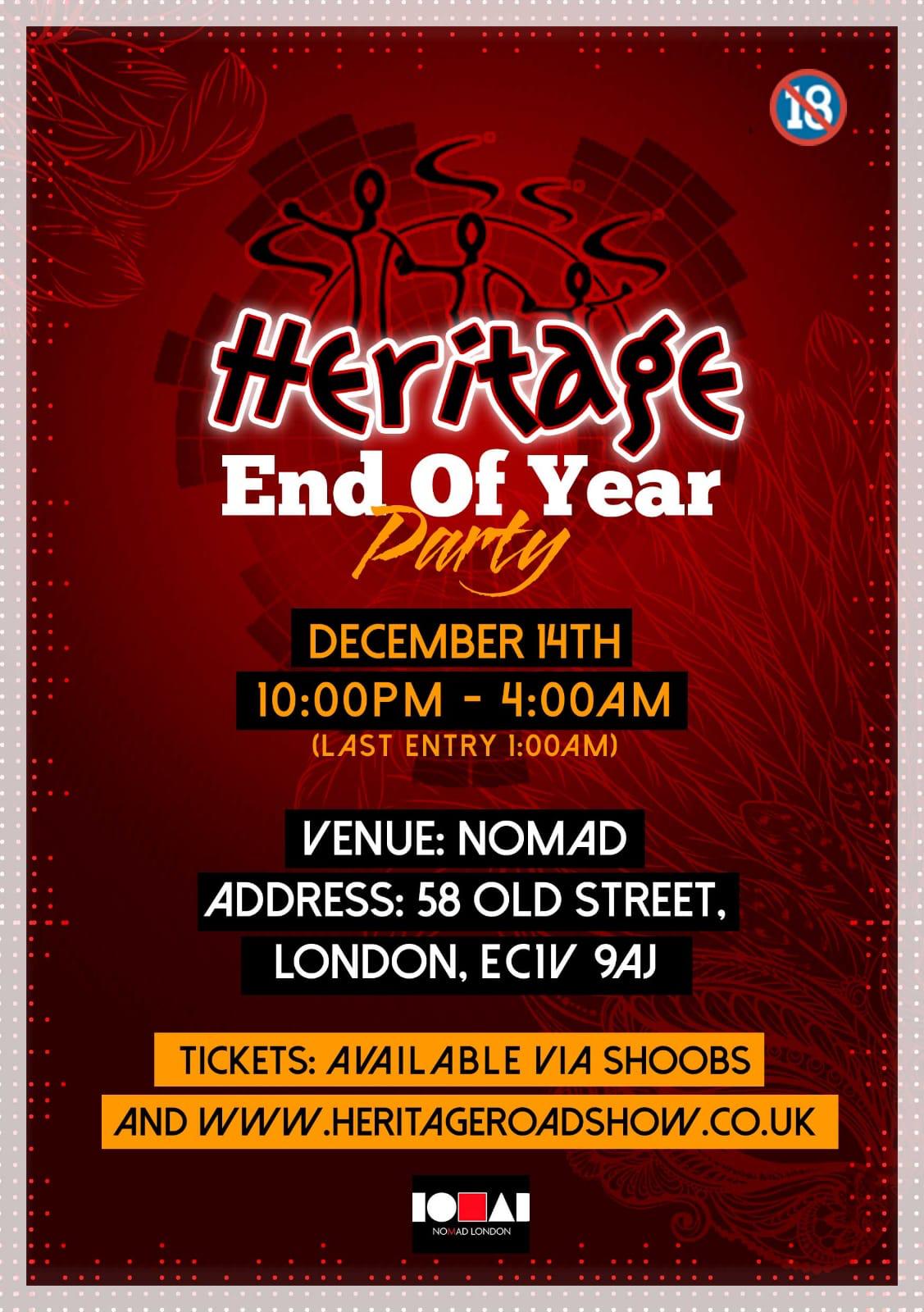 Heritage End of Year Party